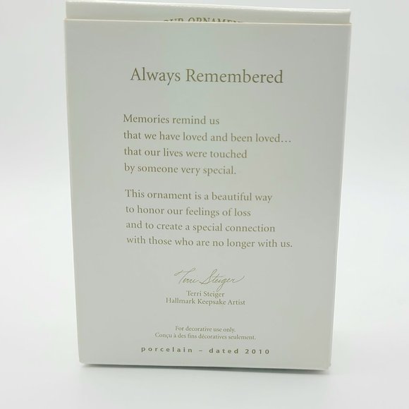 Hallmark Keepsake 2010 "Always Remembered" ornament - Picture 3 of 5